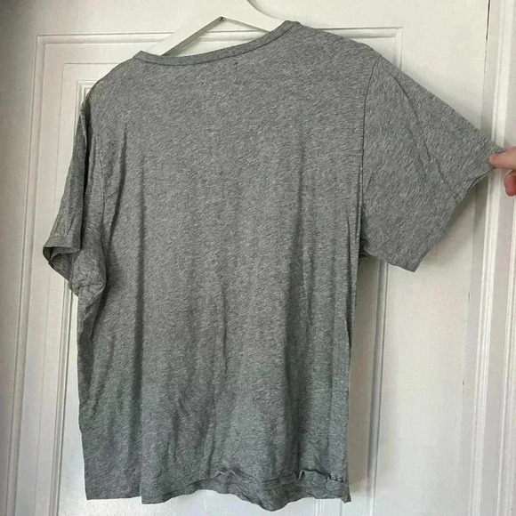 Ban.do Shirt Gray "Professional Professional" Office Top Blouse L - Picture 6 of 7